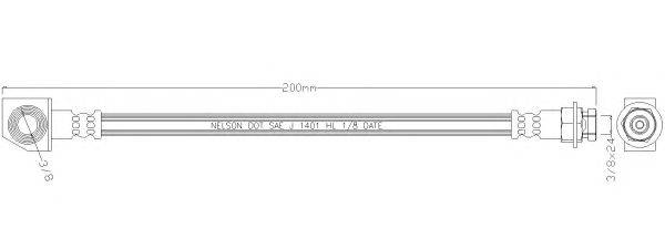 Тормозной шланг REMKAFLEX 6305