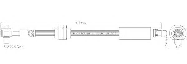 Тормозной шланг REMKAFLEX 6632