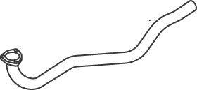 Труба выхлопного газа DINEX 53234