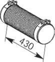 Труба выхлопного газа DINEX 66219