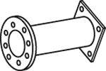 Труба выхлопного газа DINEX 80505