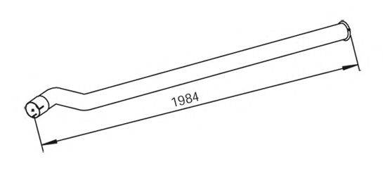 Труба выхлопного газа ZARA 1354