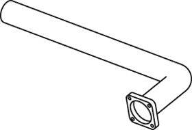 Труба выхлопного газа DINEX 44607