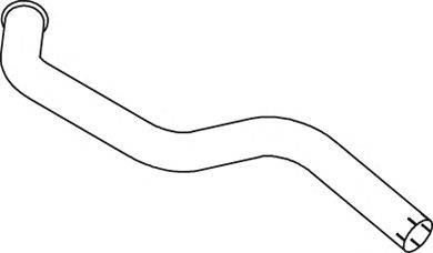 Труба выхлопного газа DINEX 28722