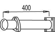 Труба выхлопного газа DINEX 29117