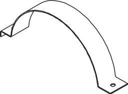 Кронштейн, система выпуска ОГ DINEX 62805