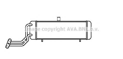 масляный радиатор, двигательное масло AVA QUALITY COOLING BW3129