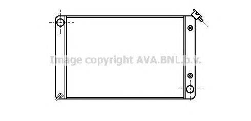 Радиатор, охлаждение двигателя AVA QUALITY COOLING CT2002