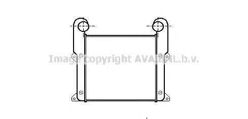 Интеркулер AVA QUALITY COOLING DF4012