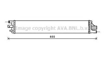 Радиатор, охлаждение двигателя AVA QUALITY COOLING RT2559