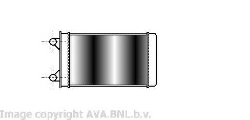 Теплообменник, отопление салона AVA QUALITY COOLING VW6117