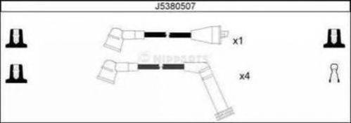 Комплект проводов зажигания NIPPARTS J5380507