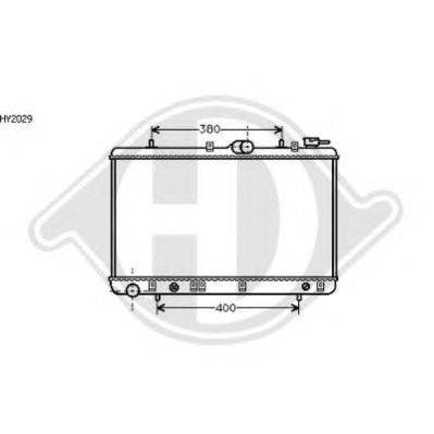 Радиатор, охлаждение двигателя DIEDERICHS 8112114