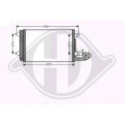 Конденсатор, кондиционер DIEDERICHS 8221402