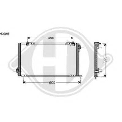 Конденсатор, кондиционер DIEDERICHS 8521710