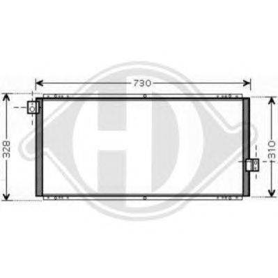 Конденсатор, кондиционер DIEDERICHS 8623101