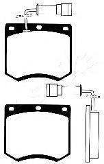Комплект тормозных колодок, дисковый тормоз ASHIKA 50-03-378