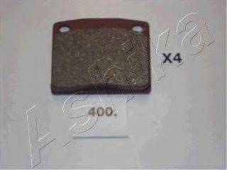 Комплект тормозных колодок, дисковый тормоз ASHIKA 5004400