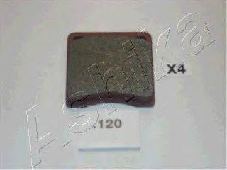 Комплект тормозных колодок, дисковый тормоз ASHIKA 51-01-120