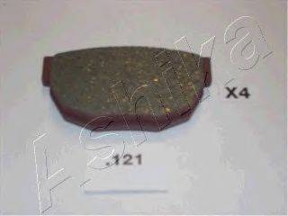 Комплект тормозных колодок, дисковый тормоз ASHIKA 51-01-121