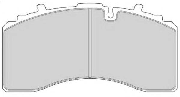 Комплект тормозных колодок, дисковый тормоз ABEX 29194