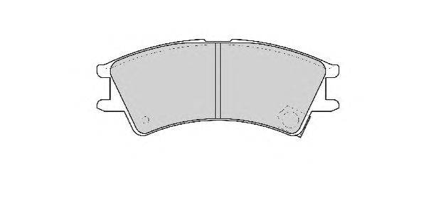 Комплект тормозных колодок, дисковый тормоз DURON 23238