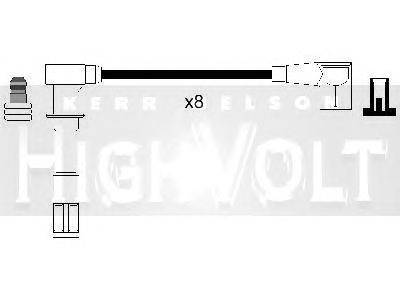 Комплект проводов зажигания STANDARD OEF838