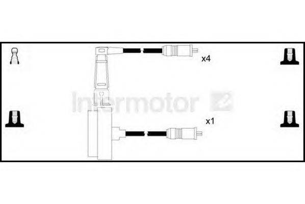 Комплект проводов зажигания STANDARD 76237