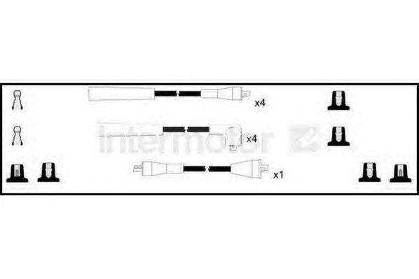 Комплект проводов зажигания STANDARD 73627