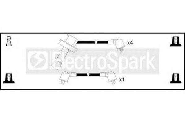 Комплект проводов зажигания STANDARD OEK345