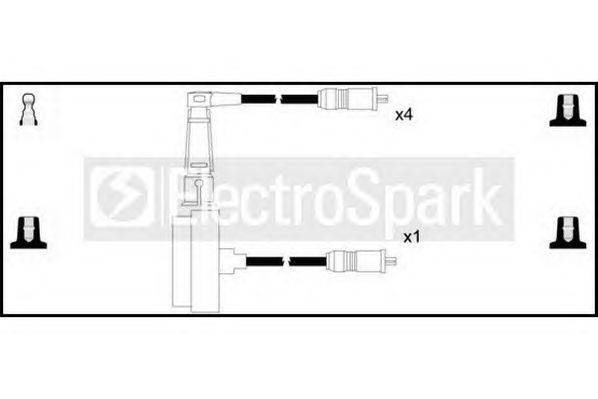 Комплект проводов зажигания STANDARD OEK482