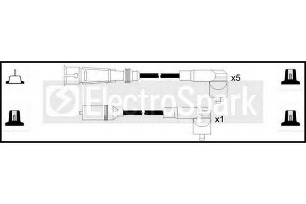 Комплект проводов зажигания STANDARD OEK648