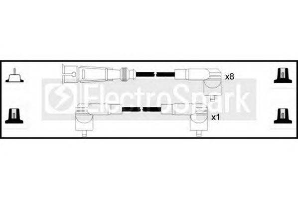 Комплект проводов зажигания STANDARD OEK158