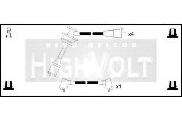 Комплект проводов зажигания STANDARD OEF428