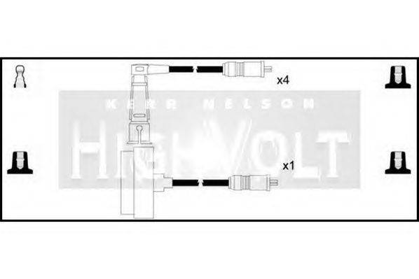 Комплект проводов зажигания STANDARD OEF430