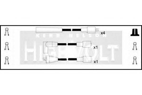 Комплект проводов зажигания STANDARD OEF176