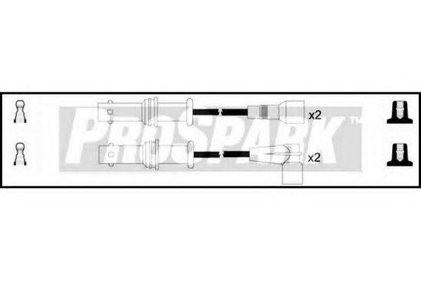 Комплект проводов зажигания STANDARD OES1160