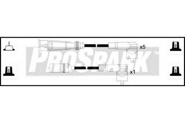 Комплект проводов зажигания STANDARD OES1269