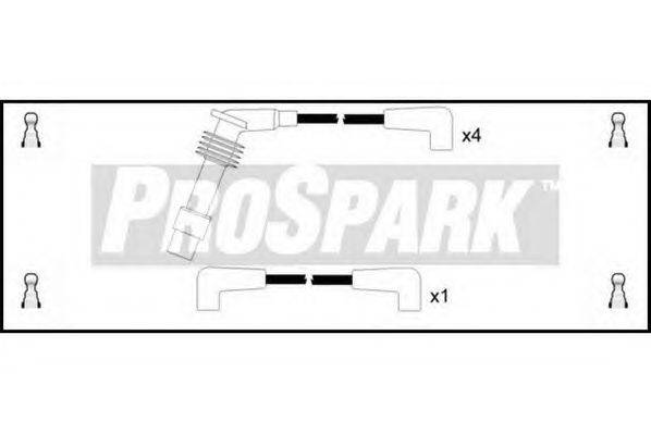 Комплект проводов зажигания STANDARD OES1304