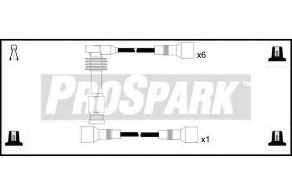 Комплект проводов зажигания STANDARD OES208