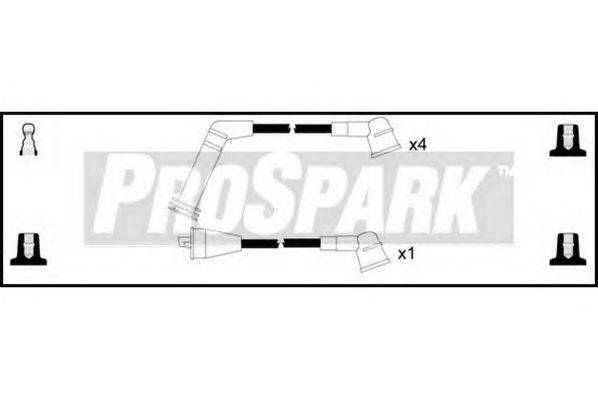 Комплект проводов зажигания STANDARD OES354