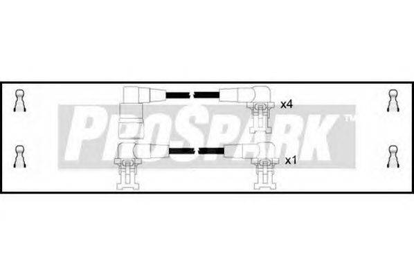 Комплект проводов зажигания STANDARD OES630