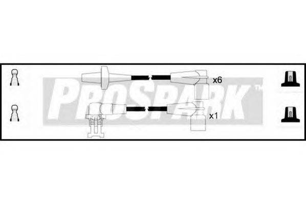 Комплект проводов зажигания STANDARD OES737