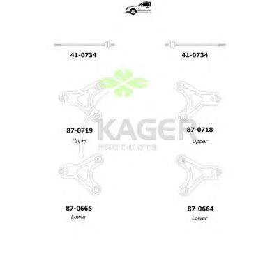 Подвеска колеса KAGER 800575