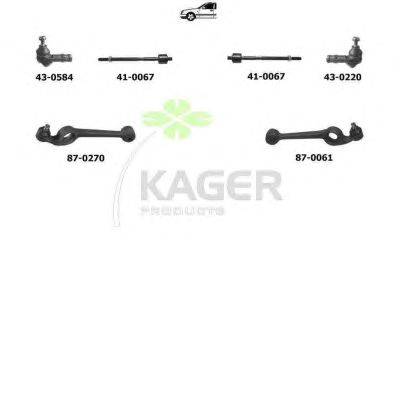 Подвеска колеса KAGER 800582