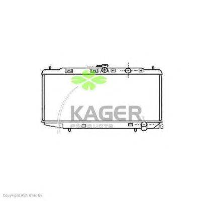Радиатор, охлаждение двигателя KAGER 31-0490