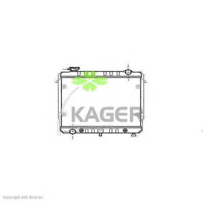 Радиатор, охлаждение двигателя KAGER 31-0549