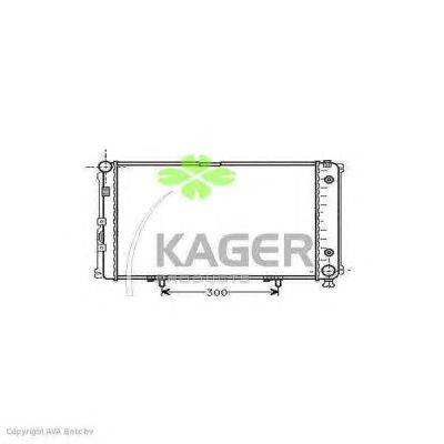 Радиатор, охлаждение двигателя KAGER 31-0587