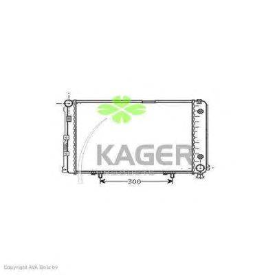 Радиатор, охлаждение двигателя KAGER 310602