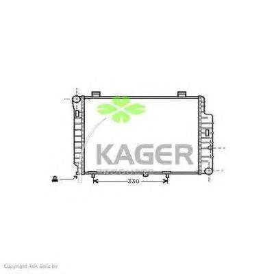 Радиатор, охлаждение двигателя KAGER 31-0610
